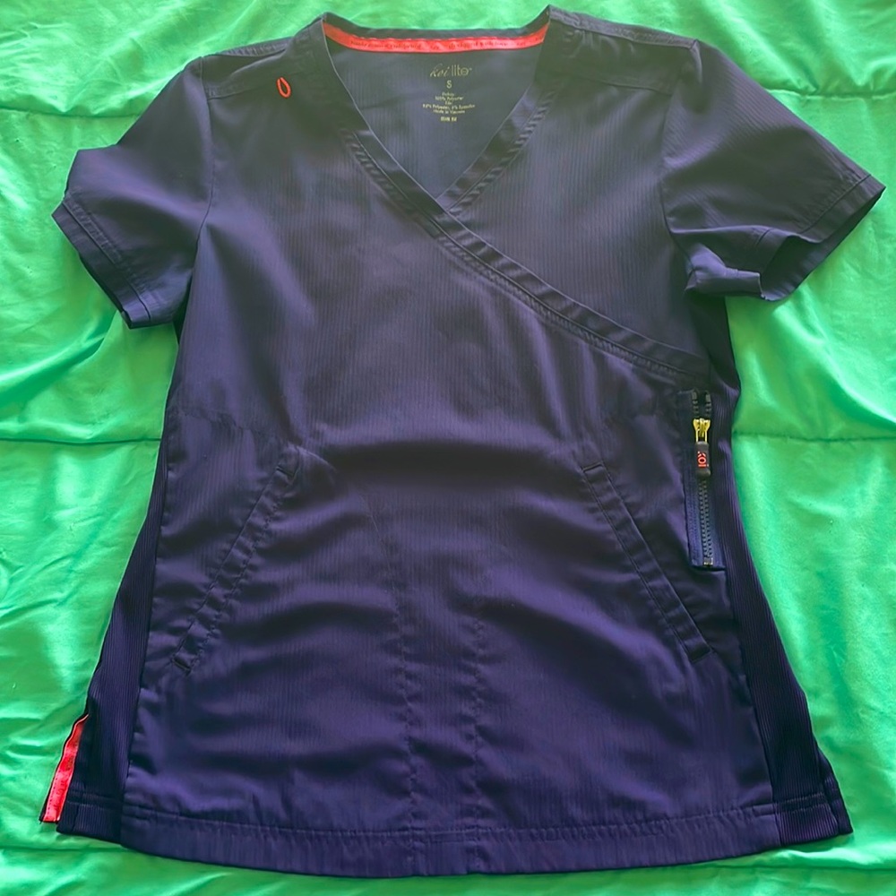 Small Koi lite scrub top